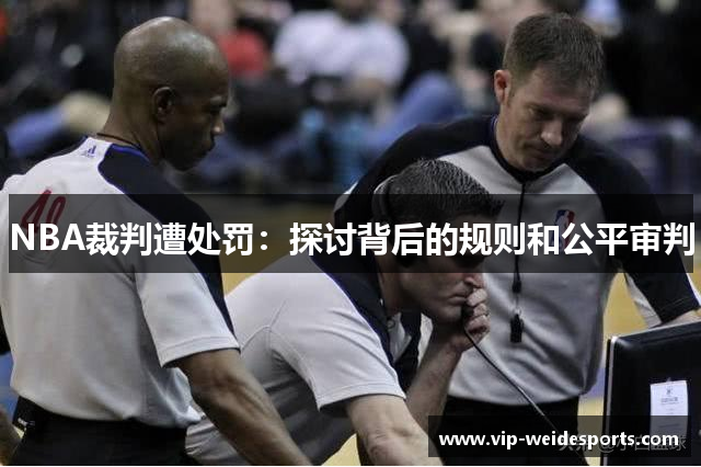 NBA裁判遭处罚：探讨背后的规则和公平审判